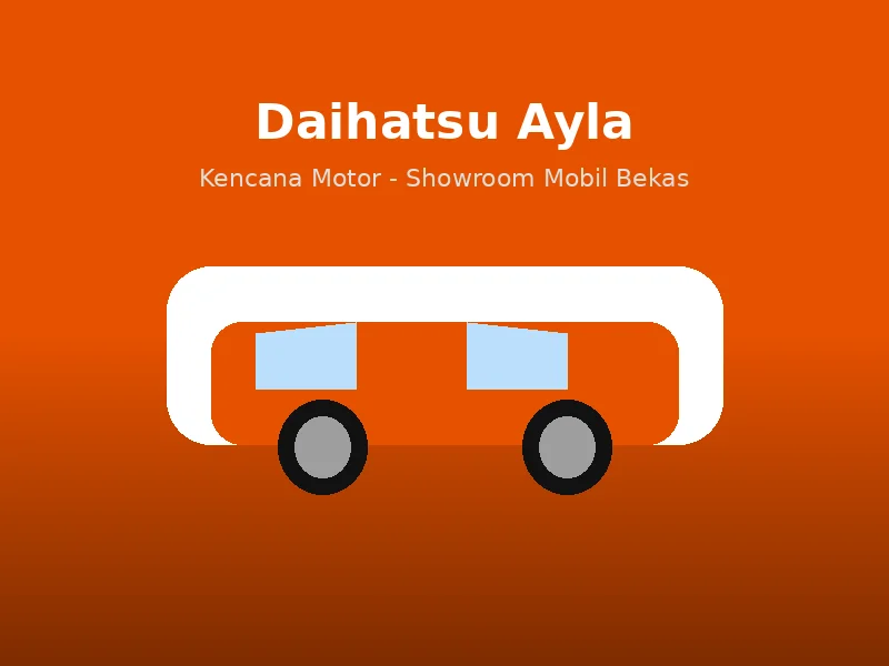 Daihatsu Ayla 1.0 X